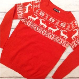 ✨[CHRISTMAS SWEATER]✨Red Knit Sweater